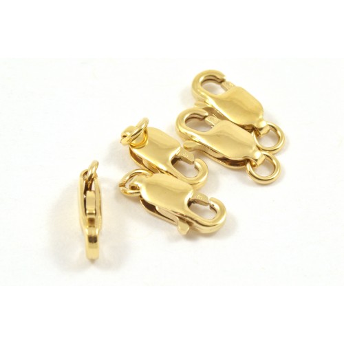 Lobster claw clasp 10x4mm 14kt gold-filled